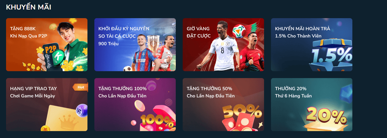 Tổng hợp những ưu đãi đặc biệt dành cho người chơi tại TA88 